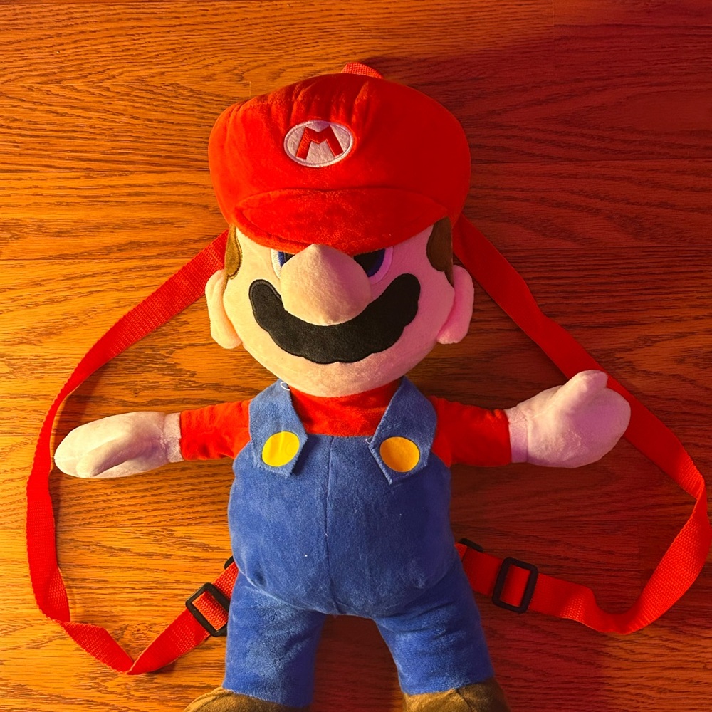 Super Mario Plush Backpack